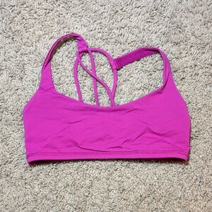 lululemon athletica Pink Sports Bra - Free To Be Bra